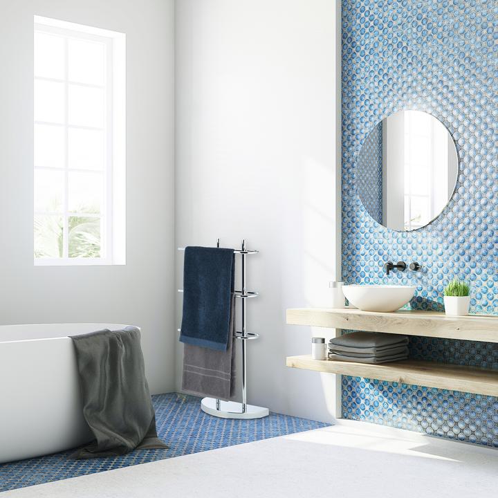 Actual product image Relaxdays Chromed Towel Holder