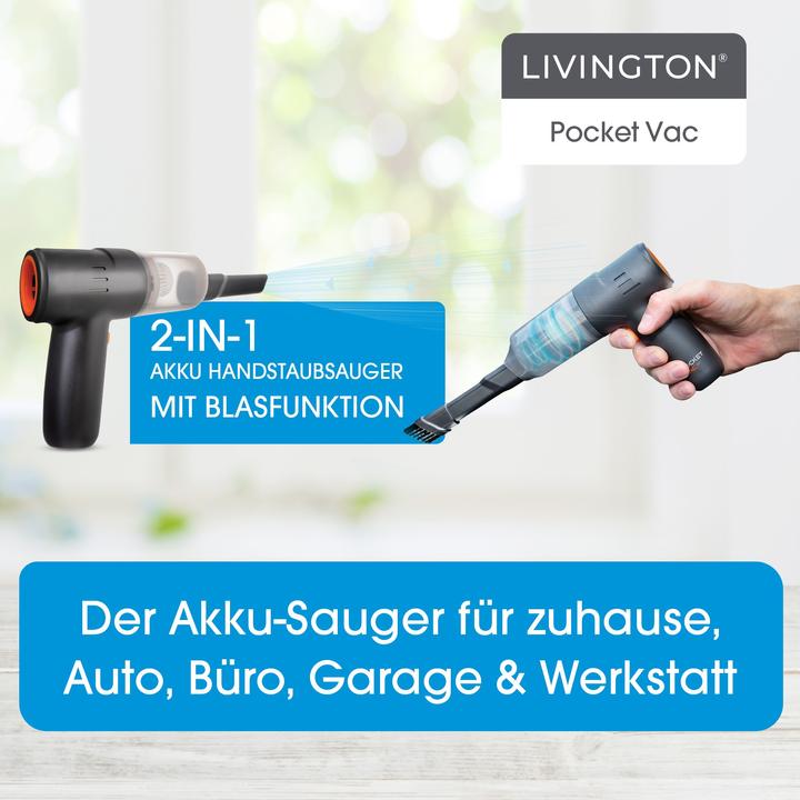 Actual product image Livington PocketVac