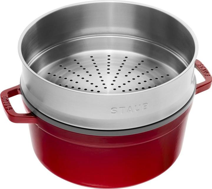 Produktbild Staub Cocotte (26 cm, Bräter + Schmortopf, Gusseisen)