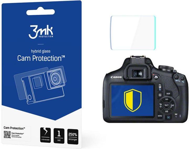 3MK Cam Protection Verre de protection pour Canon EOS 2000D (Protecteur d'écran, EOS 2000D)