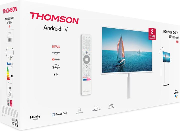 Produktbild Thomson 32HA4M44 Smart TV 32 Pollici HD (32", HD ready)