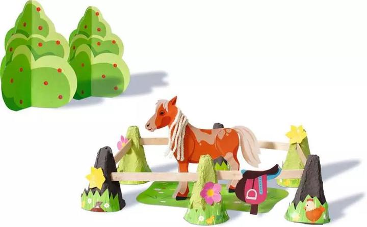 Immagine prodotto Ravensburger EcoCreate 23919 - Cavalli - Kit di bricolage per bambini dai 6 anni in su