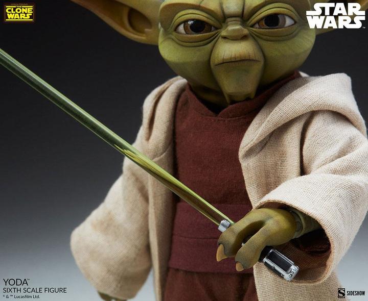 Produktbild Sideshow Star Wars The Clone Wars figurine 1/6 Yoda 14 cm