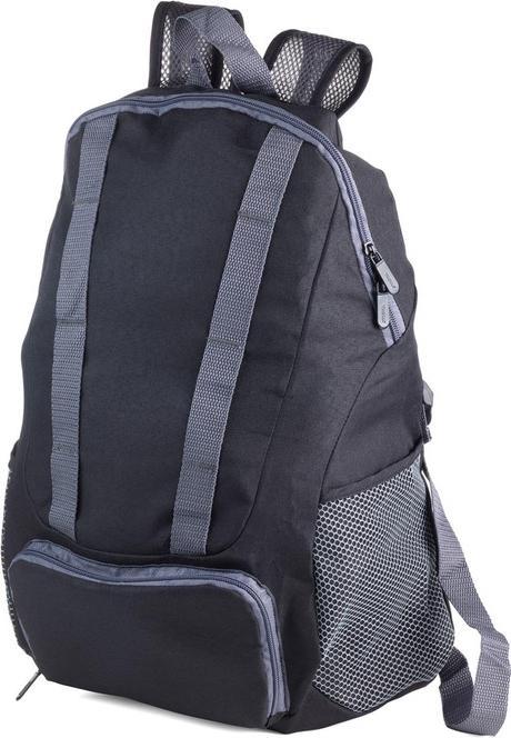 Actual product image Troika BAGPACK Sac à dos pliable, gris/noir (12 l)