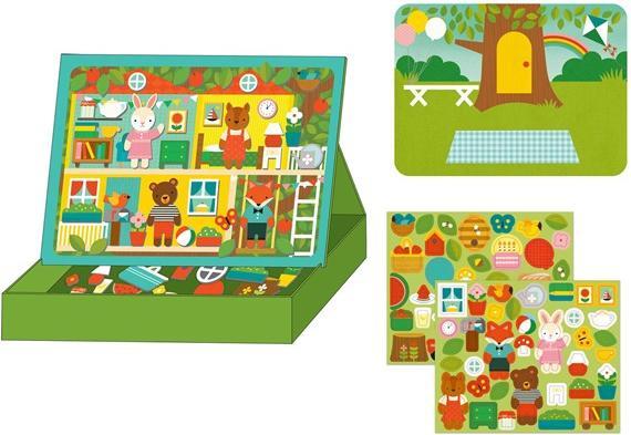 Actual product image Petitcollage Magnet game tree house (German, French, Italian, English)