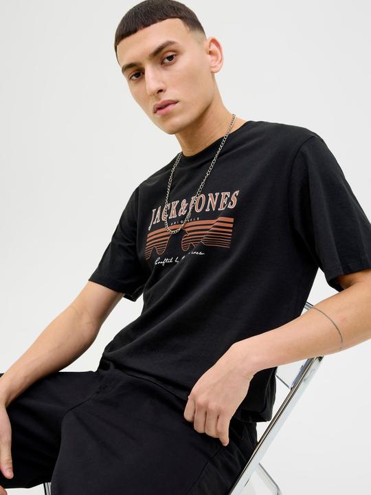 Produktbild Jack & Jones Gedruckt Rundhalsausschnitt T-shirt T-shirt (M)