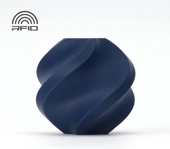 Actual product image Bambu Lab PLA Mat - Dark Blue - 1.75mm (PLA, 1.75 mm, Blue)
