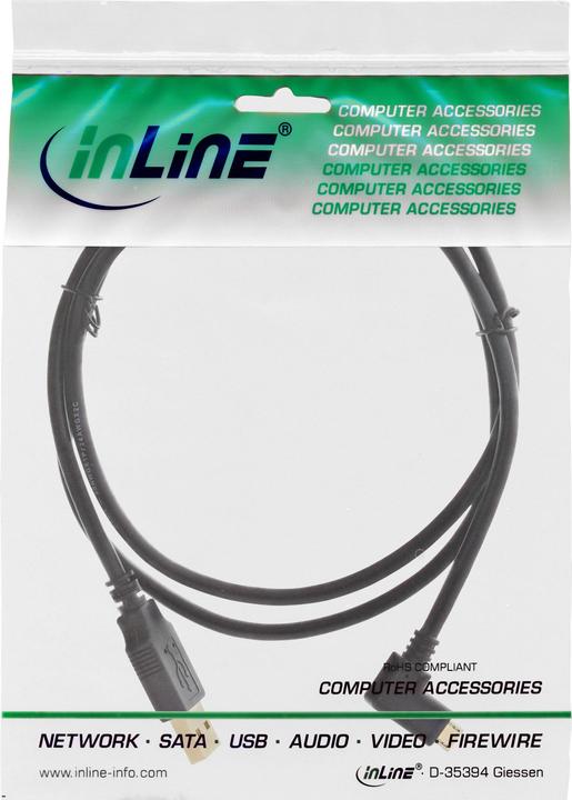 Actual product image InLine USB A – USB Micro B (0.50 m, USB 2.0)