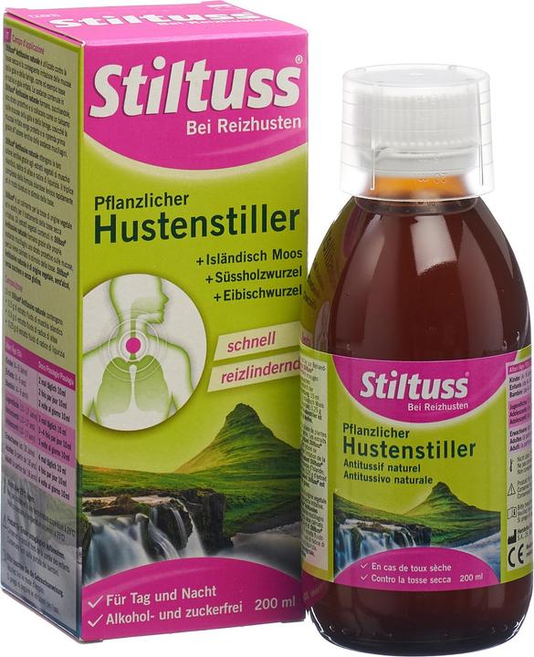 Actual product image Stiltuss Pflanzlicher Hustenstiller Sirup (1 Piece)