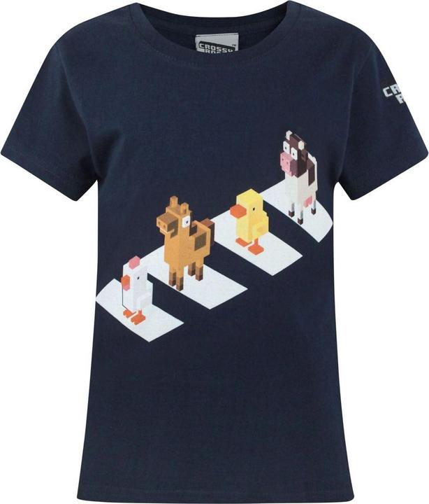 Crossy Road Mädchen Official Character Crossing Kurzarm TShirt