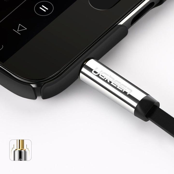 Produktbild Ugreen AUX-Audiokabel 3,5 mm Miniklinke 0,5 m schwarz (AV119 10596) (0.50 m)