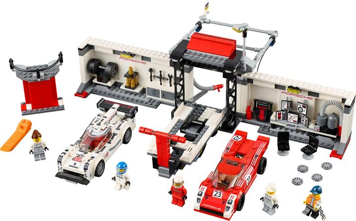 Produktbild LEGO Speed Champions Porsche 919 Hybrid and 917K Pit Lane (75876, LEGO Speed Champions)