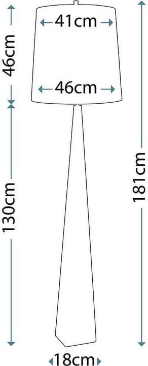 Image du produit Elstead Lighting Ascent Lampadaire E27 Noir, Made in UK (E27)