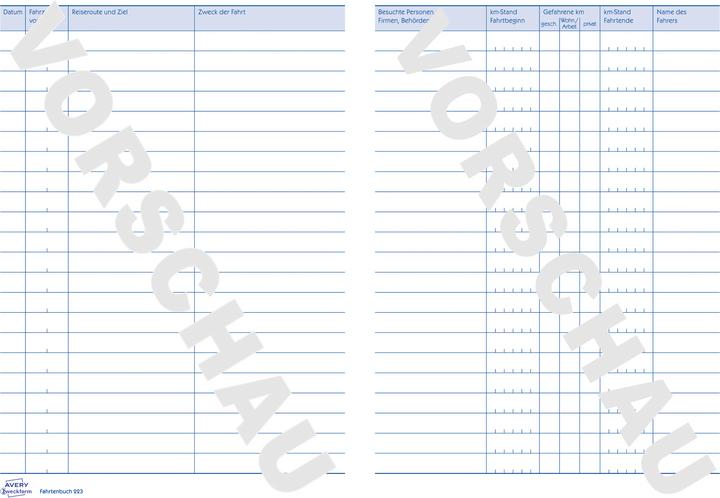 Actual product image Avery Logbook (A5, Checked, Soft cover)