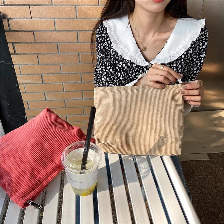 Actual product image Only-Bags.Store Cord Travel Cosmetic Bag Portable Make-up Storage Bag Purses Large Capacity