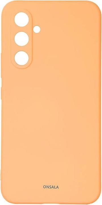 Actual product image Onsala Backcover Sil Touch Samsung A55 5G Apricot (Samsung Galaxy A55)