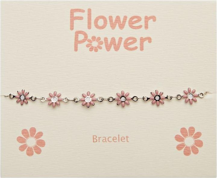 Immagine prodotto HCA Bracciale - "Flower Power" - Fiore - Acciaio inossidabile (17 cm, Acciaio inossidabile)
