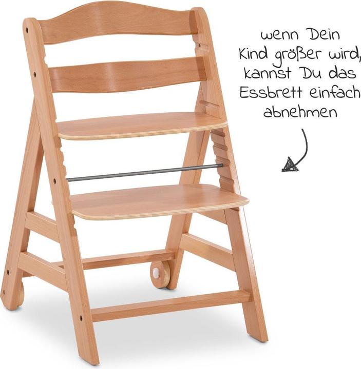 Actual product image Hauck Highchairs Highchair Alpha Move Nature - in economy set incl. (Highchair)