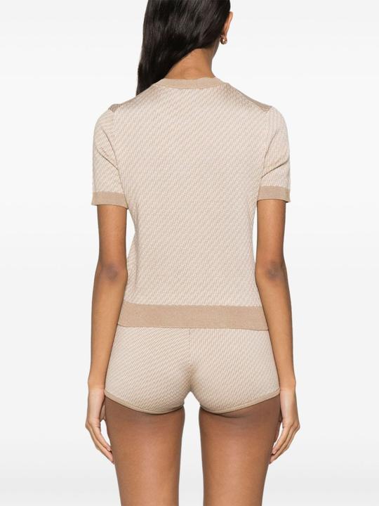Actual product image Fendi T-shirts And Polos Brown (38)