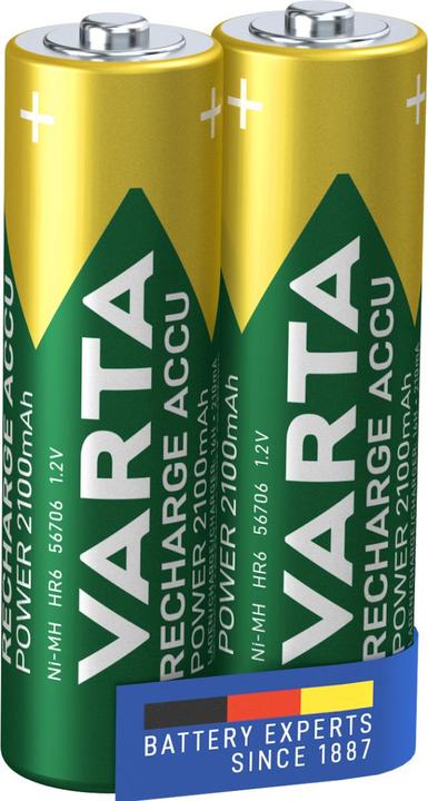 Produktbild Varta Recharge Accu Power (2 Stk., AA, 2100 mAh)