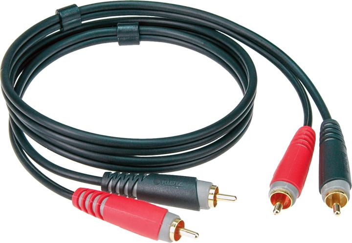 Klotz Kabel AT-CC0100 Cinch-Cinch 1m (1 m, Cinch)