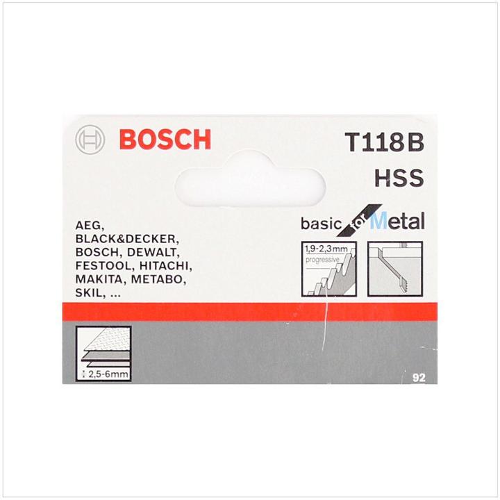 Actual product image Bosch Professional Zubehör T 118 A, pack of 25