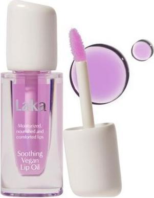 Immagine prodotto Laka Olio vegano lenitivo per le labbra Viola calmante (Olio, 4.50 ml)