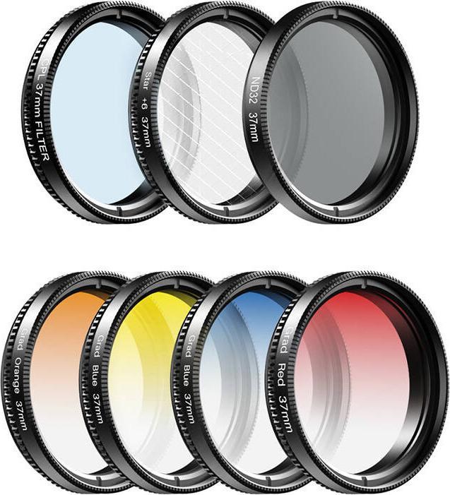 Apexel Mobile filter lens kit APL-37UV-7G 37mm
