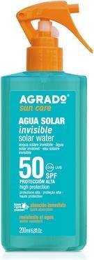 Agrado Unsichtbares Sonnenwasser SPF 50 Sofortige Absorption Wasserdicht 200ml (Sonnenspray, SPF 50, 200 ml, 0.20 g)
