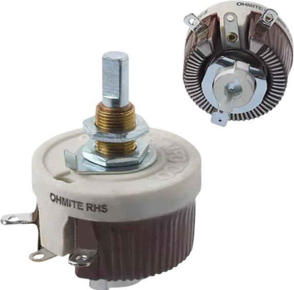 Immagine prodotto Ohmite Drehpotentiometer 100Ohm 25W ±10 % Linear 39.62mm