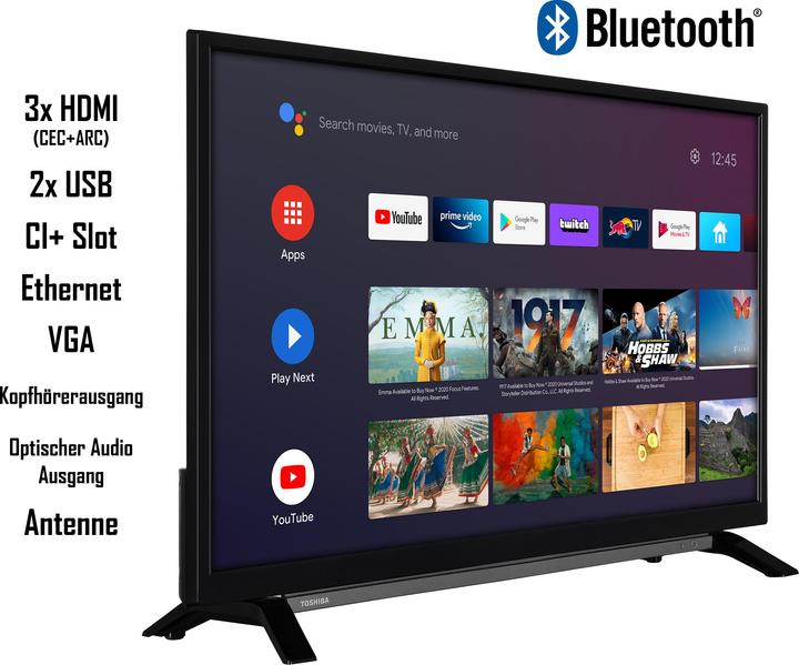 Produktbild Toshiba 32LA2B63DAX (LCD, LED, Full HD, 2022)