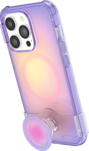 Produktbild PopSockets Backcover mit Opalescent Aura (Apple iPhone 14 Pro)