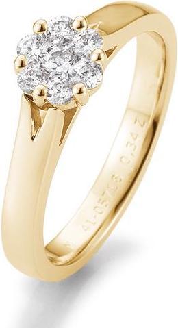 Breuning Verlobungsring Flower (54, 585/14 K Gold)