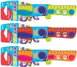 Image du produit Maped Règle plate Kidy Grip, 300 mm, en plastique (30 cm)