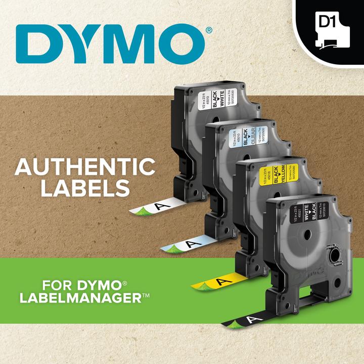 Produktbild Dymo Hochleistungsbänder (1.20 cm, Mehrfarbig)