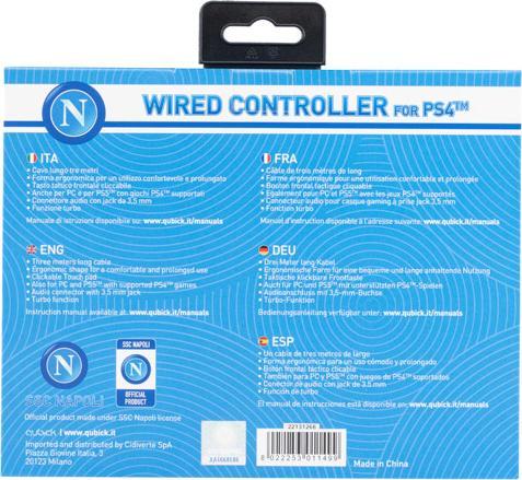 Produktbild GED Wired Controller SSC Napoli 2.0 (PS4) (PS4, PC)