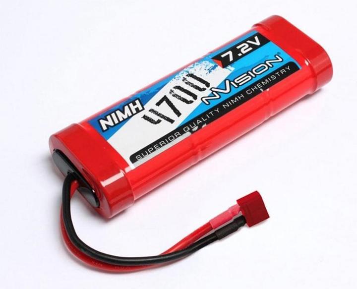 Actual product image nVision NiMH 4700 7,2V Stick w/Deans Plug 14 AWG (7.20 V, 4700 mAh)