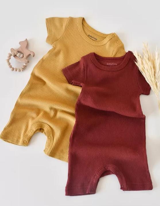 BabyCosy Strampler kurze. kurzarm. 2 Pack