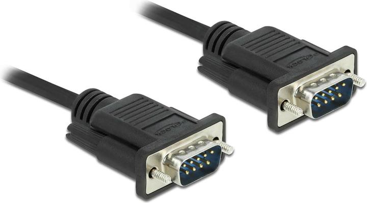 Produktbild Delock Anschlusskabel RS-232 DB9, m-m 0.5 m (0.50 m, Industriekabel)