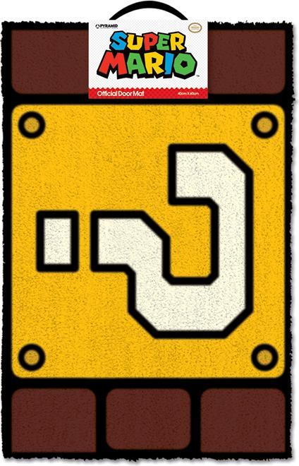 Produktbild Nintendo Fussmatte: Super Mario: Fragezeichen (40x60cm) (40 x 60 cm)