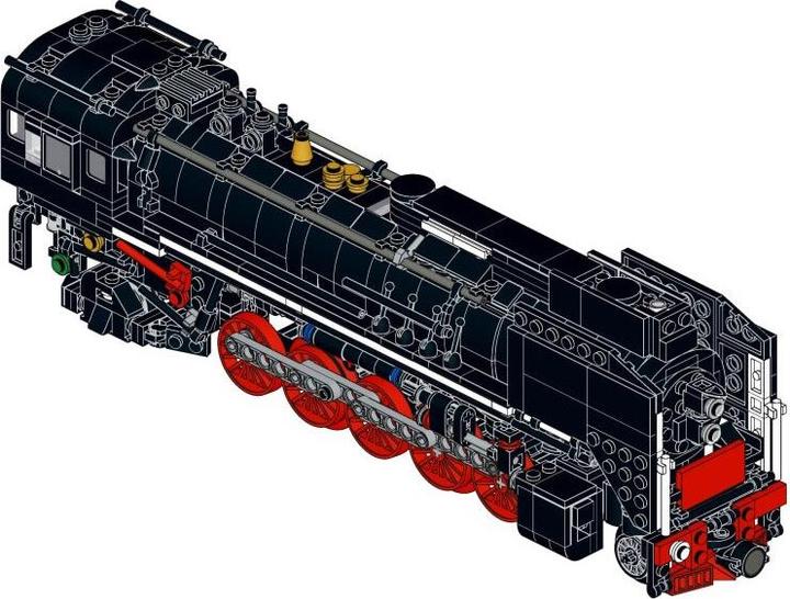 Produktbild Mould King Historische Dampflokomotive