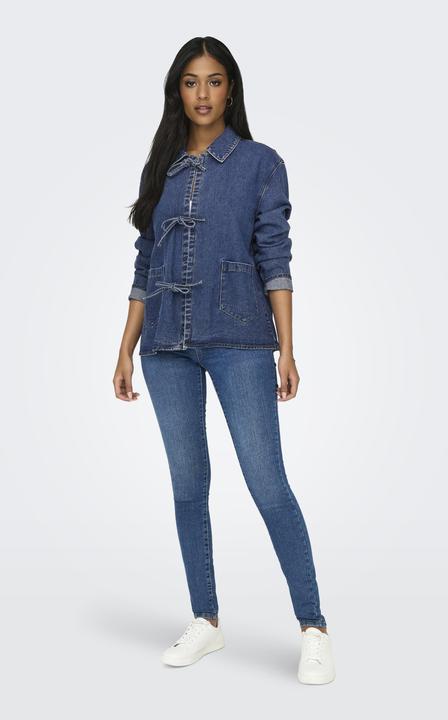 Immagine prodotto Only Giacca di jeans con collo a mosca Giacca di jeans (L)