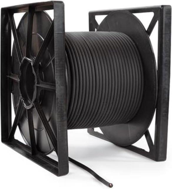 Actual product image Cables HIGH QUALITY SPEAKER WIRE - BLACK - 2 x 2.50 mm² - 100 m (100 m, 2.50 mm²)