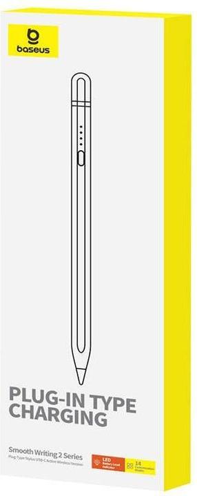 Actual product image Baseus Active stylus Smooth Writing Series with wireless charging, USB-C (White)