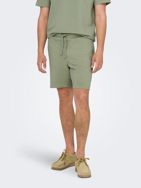 Actual product image Only & Sons Onskian Reg Seersucker Shorts (XL)