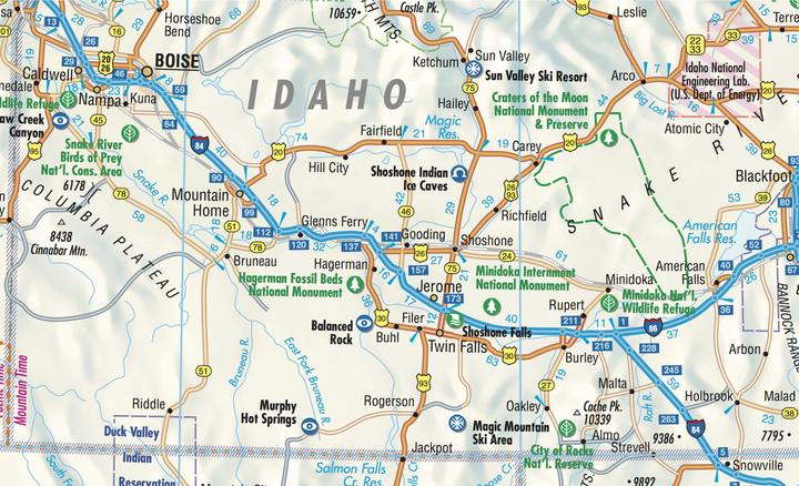 Produktbild Map Northwest-USA, Pacific Northwest.