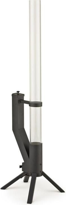 Actual product image Gardenflare Feuerrohr – elegante Edelstahl Feuersäule und Pelletfackel - schwarz (106 cm)