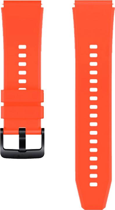 Actual product image Marka Niezdefiniowana Silicone Strap for Huawei Watch GT 2/3/4/2 Pro/3 Pro/4 Pro/GT 2e 46mm - Orange (Silicone)