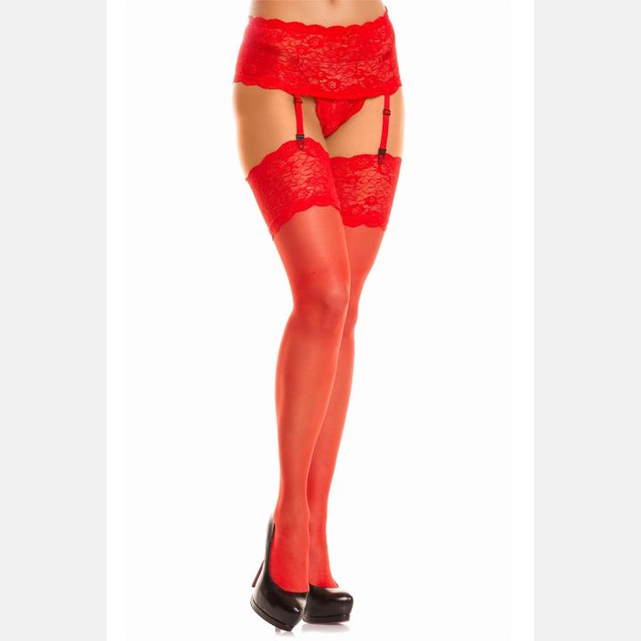 Produktbild Legg Story roter Shorty Strumpfhalter + Strümpfe Paris T5/6 (XXL, 3XL)