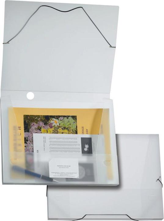 Produktbild Kolma Sammelbox A4 mit Elastband Füllhöhe 2.5 cm farblos (A4, 1 x)
